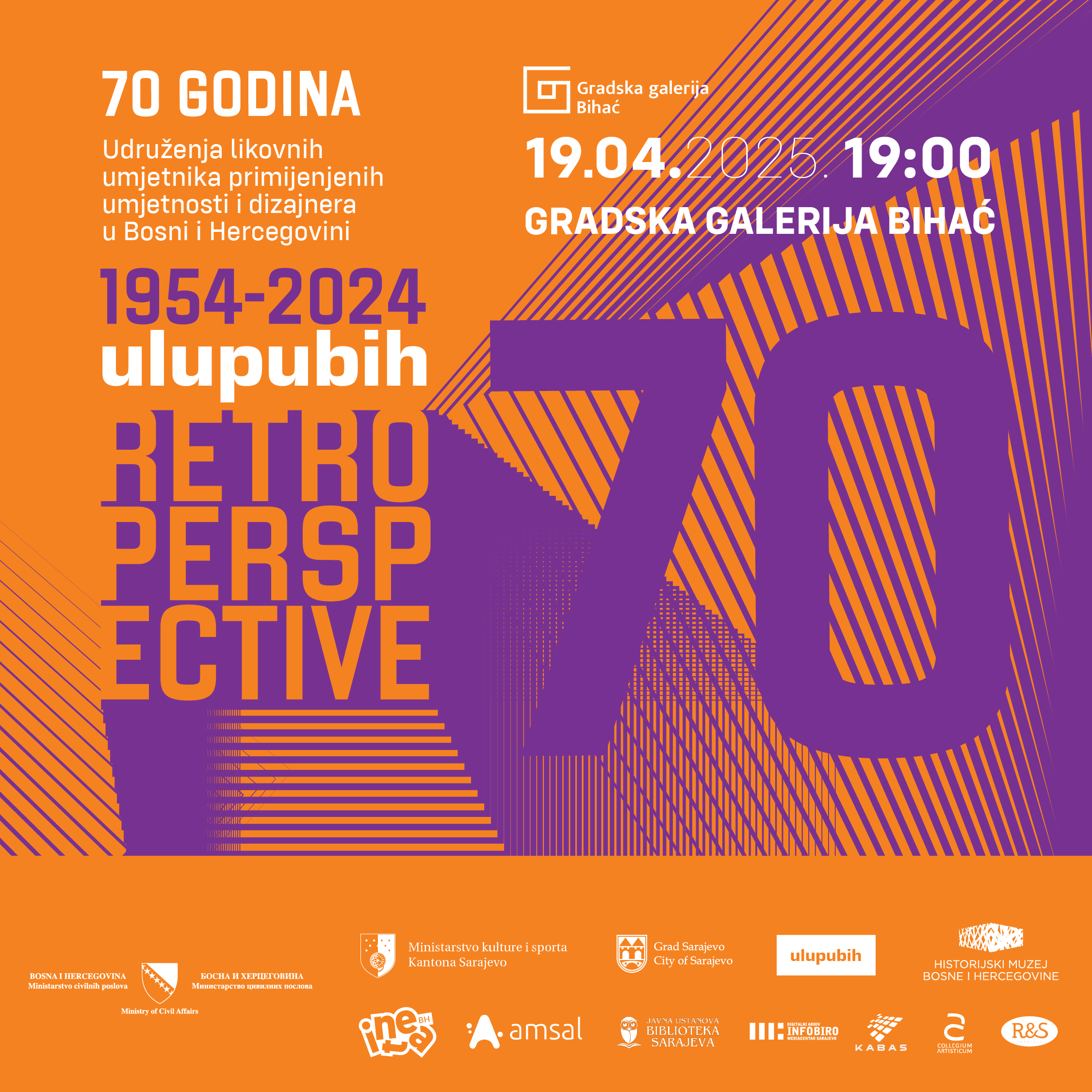 Retroperspective70 Gradska galerija Bihać